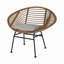 Ensemble de 2 chaises d'extérieur tissées avec coussins Engle