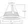 R30 Airtight Cone 6" Shower Recessed Trim