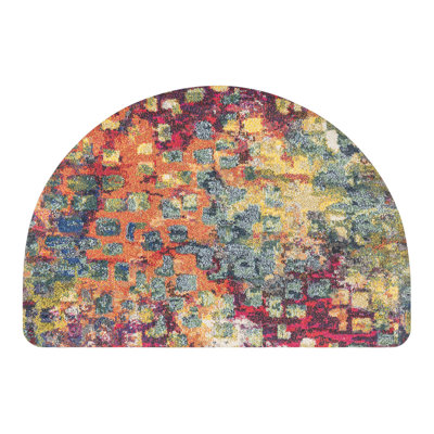 Prickett Modern Abstract Water Resistant Anti-Fatigue Non-Skid Kitchen Mat