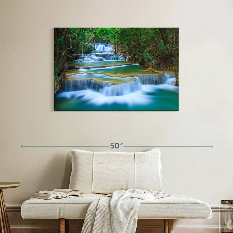 La cascade d'Erawan de Kerrick Kanchanaburi, H 26 po x l 39 po