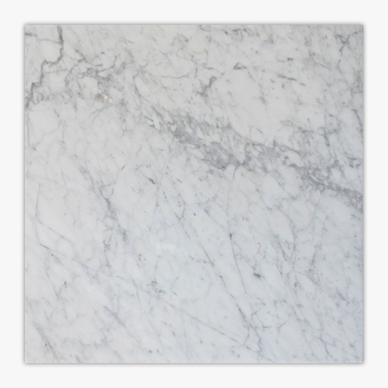 Carreau de mur et de sol en marbre 6 po x 12 po Carrara