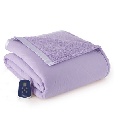 Micro Flannel® Reverse to Sherpa Electric Blanket
