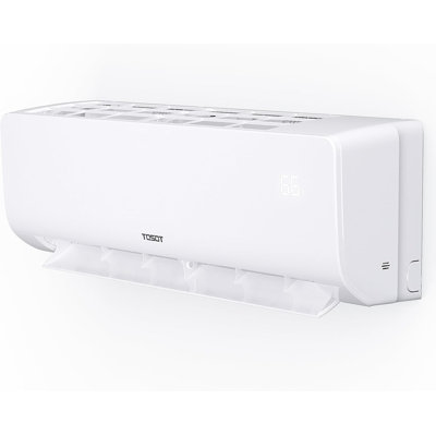 Système de climatisation et de chauffage mini-split TOSOT 9 000 BTU, 20,5 SEER2, unité de climatisation inverter sans conduit avec Wi-Fi, ensemble de conduites en cuivre de 4,9 m, commande vocale, 110-120 V, série Cosmo