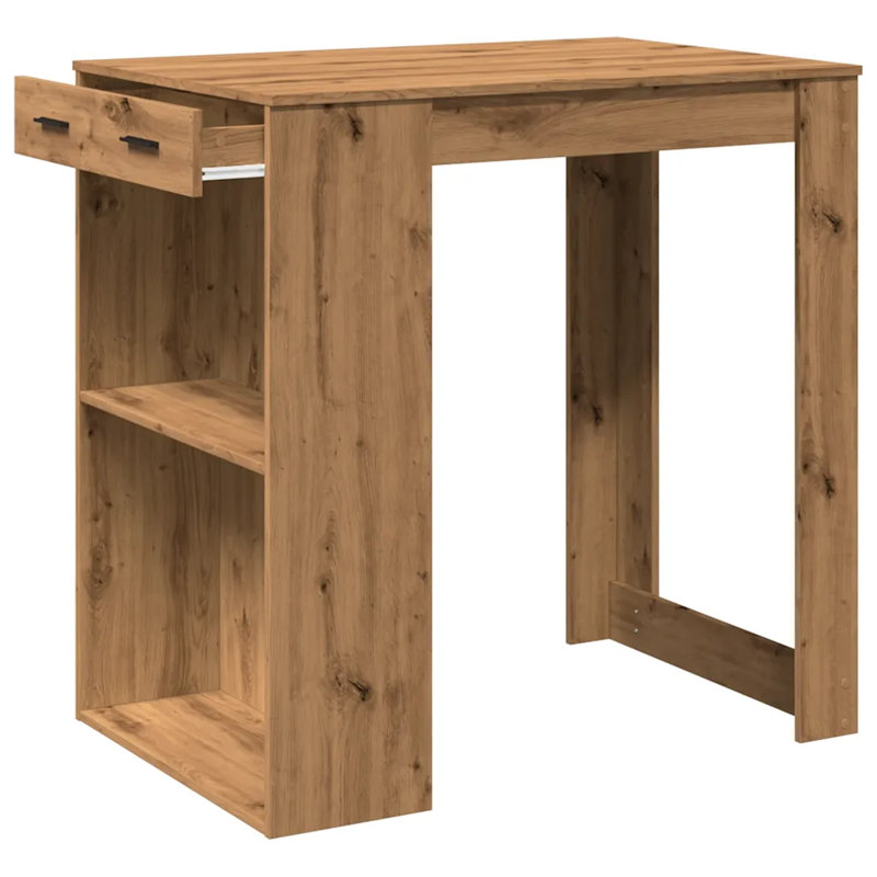 51-9 Rectangular Dining Table, Artisan oak