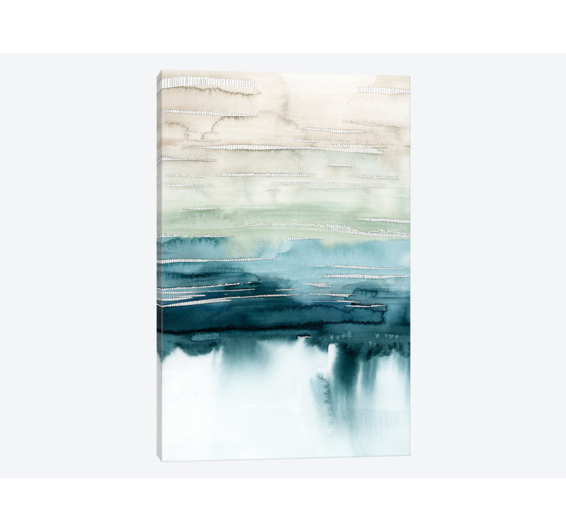 « organic cascade i », impression sur toile, H 40 po x l 26 po x P 1,5 po
