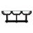 Ando 75'' Glass Top Console Table