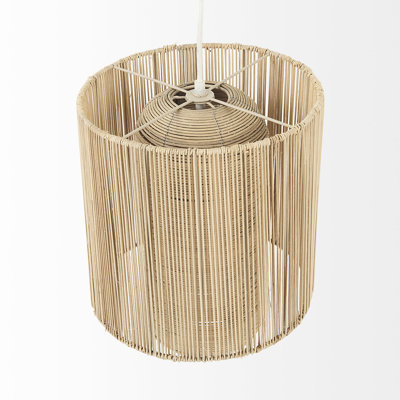 Agamemnon 1 - Light Brown,White Single Pendant