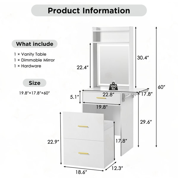 Dimensions du produit