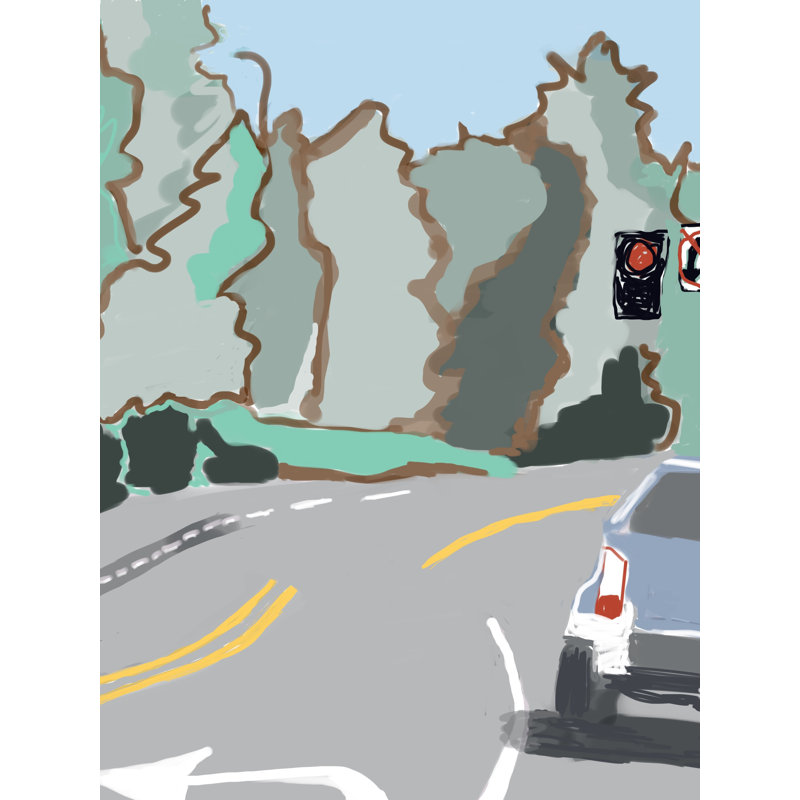 Rustic Canyon Print by Deborah Blum, 21.25" H x 17.25" W