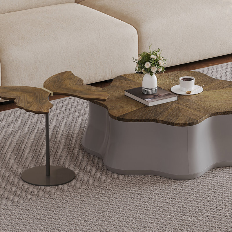 Ensemble de table basse Creative, Brun, Gris