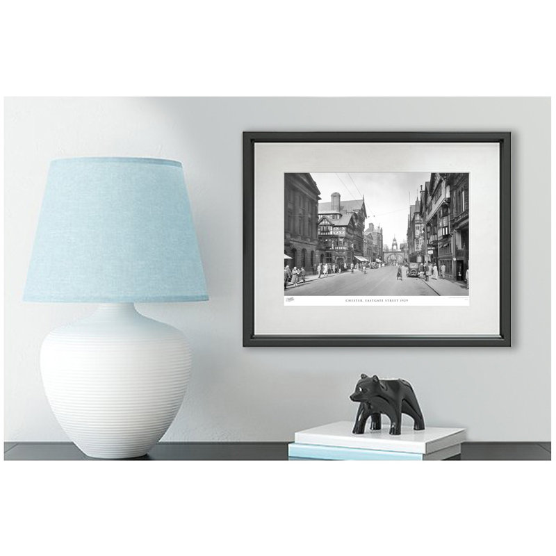 Chester, Eastgate Street 1929 by Francis Frith - Single Picture Frame Print, 60cm H x 80cm W x 2.3cm D