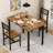 3 Piece Dining Table Set For 2 Kitchen Table Set For 2 With Chairswood Breakfast Nook Table And Chairs Set Of 2 Dinette Set For Space Dining Roomapartment
