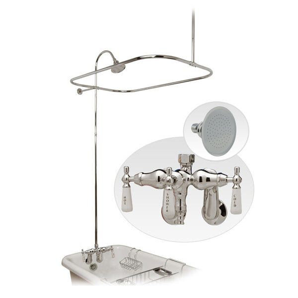 Complete Shower System with Rough in-Valve, Chrome