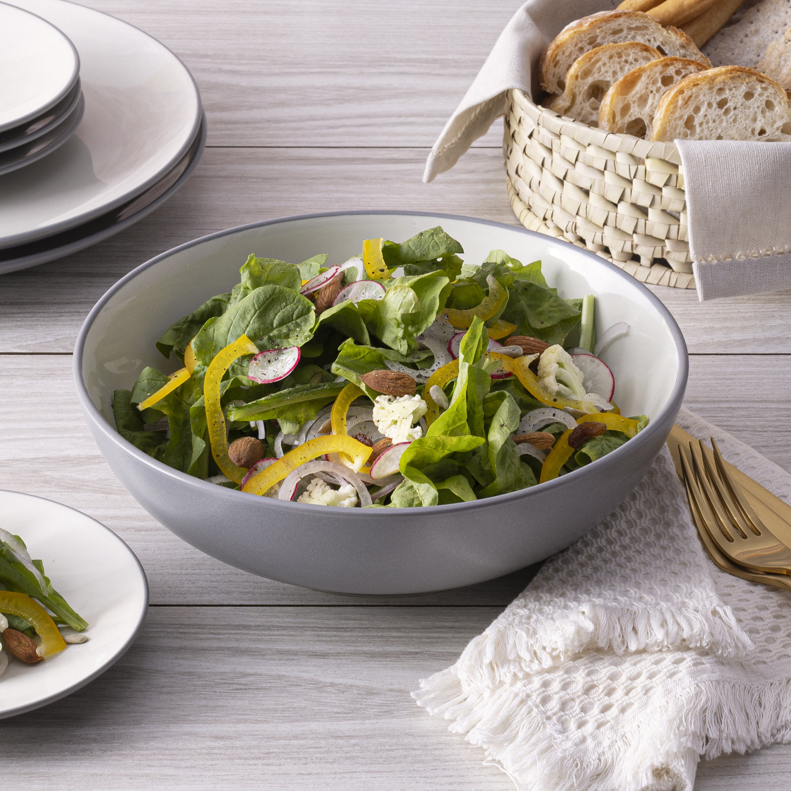 Colorwave Vegetable Bowl, Slate