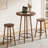2-Person Counter Height Dining Set Round