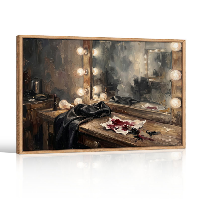 Ensemble d'une toile murale « Coiffure dramatique », H 36 po x l 48 po, Naturel