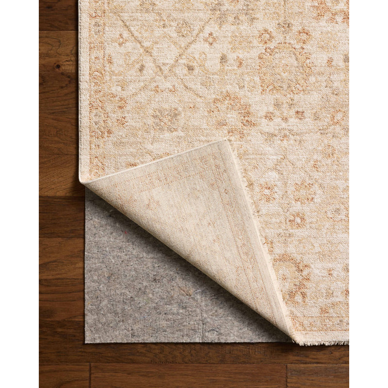 Chris Loves Julia x Loloi Palma Natural / Spice Area Rug, Rectangle 9'6" x 13'1"
