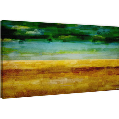 « émeraude désert » par parvez taj,, reproduction d’art sur toile tendue