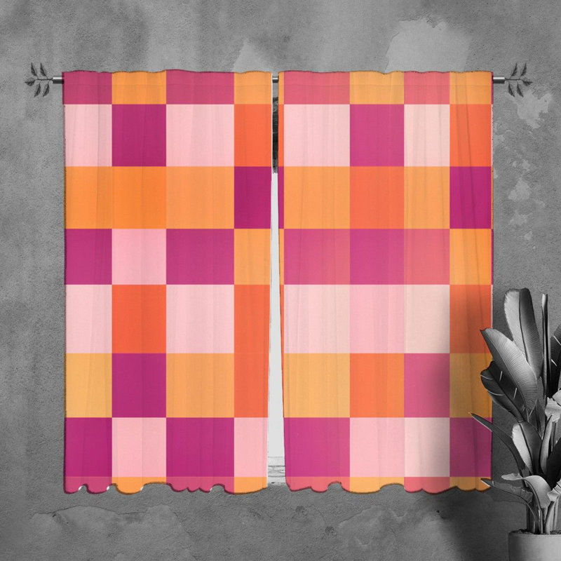 Meichele Room Darkening Curtain Pair, 40" W x 82" L