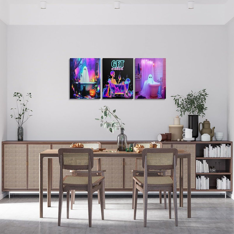 3 Piece Wrapped Canvas Wall Art