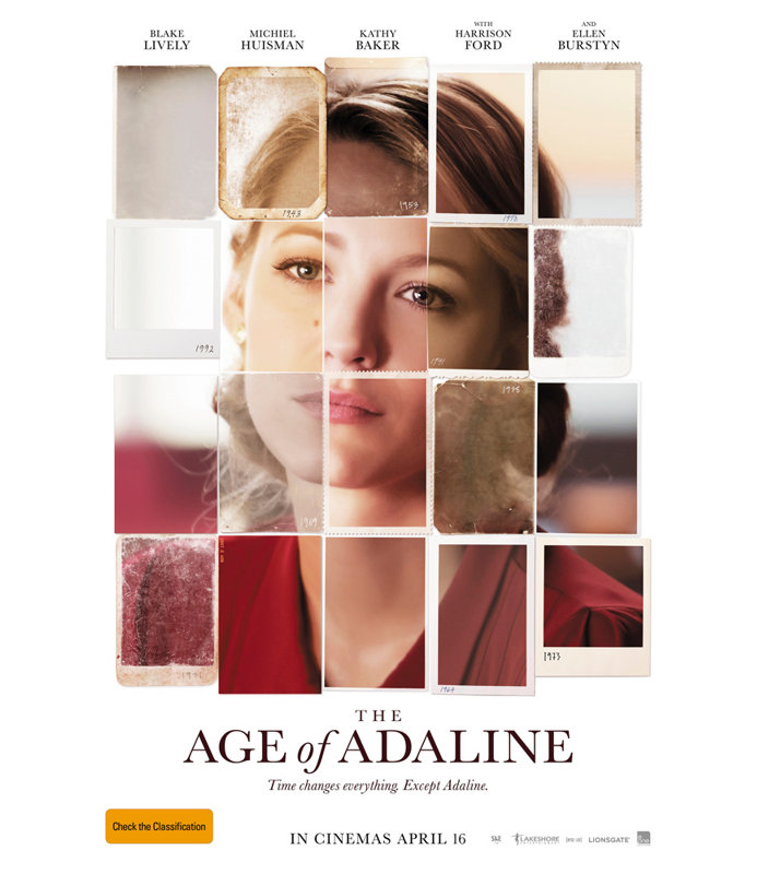 The Age of Adaline, 40" H x 28" W
