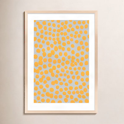 Saffron On Gray by Michela Sorrentino