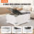 31.5" Farmhouse Coffee Table Hinged Square Table