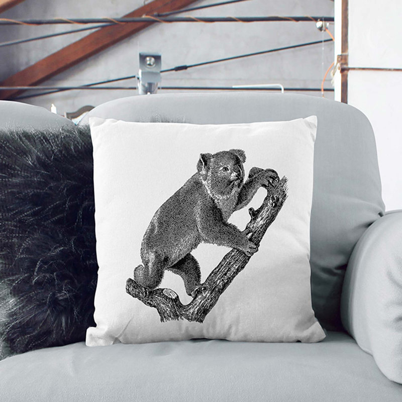 Square Throw Cushion, 55cm H x 55cm W x 20cm D