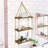 Abelle 3 Piece Pine Solid Wood Floating Shelf