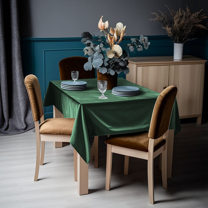 Nappe Luxury, L 60 po x l 52 po, 31 vert printemps