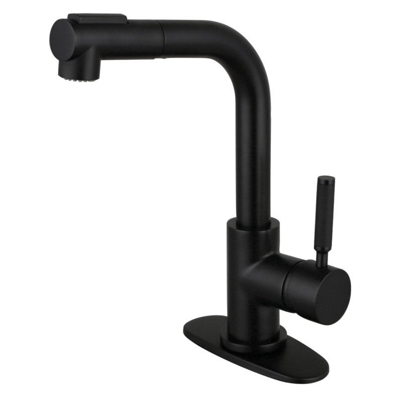 Robinet de cuisine Kingston, Noir mat