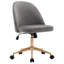 Chaise de bureau pivotante en velours Gael-1168838174