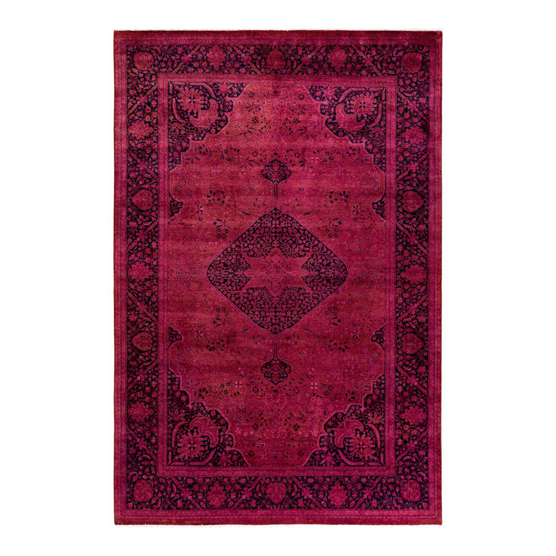 Daijanay One-of-a-Kind 6' 1" x 9' 2" Hand Knotted Area Rug