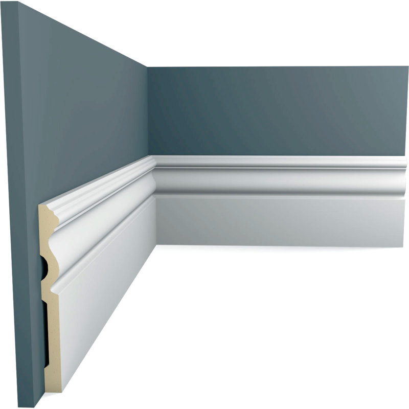 Plinthe Bradford (paquet de 8), H 5,875 po x l 94,5 po x P 0,625 po