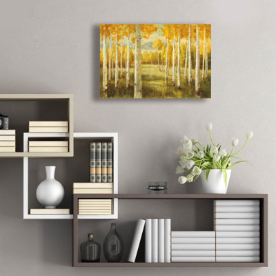 'Aspen Birches'  by Danhui Nai Acrylic Glass Wall Art