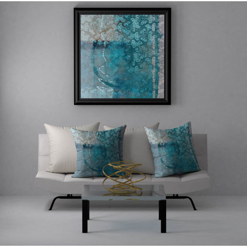 Housse et insert de coussin décoratif décoratif Confidence Legend, 24 po x 24 po
