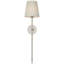 Thomas O'Brien Bryant 27" Cordless Tail Sconce with Linen Shade-15765244