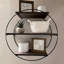 Alaina 3 Piece Circle Wood Floating Shelf-847772614