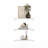Belby Triangle Corner Floating Shelves, Wall Mount Display Shelf, Set of 3-101021239