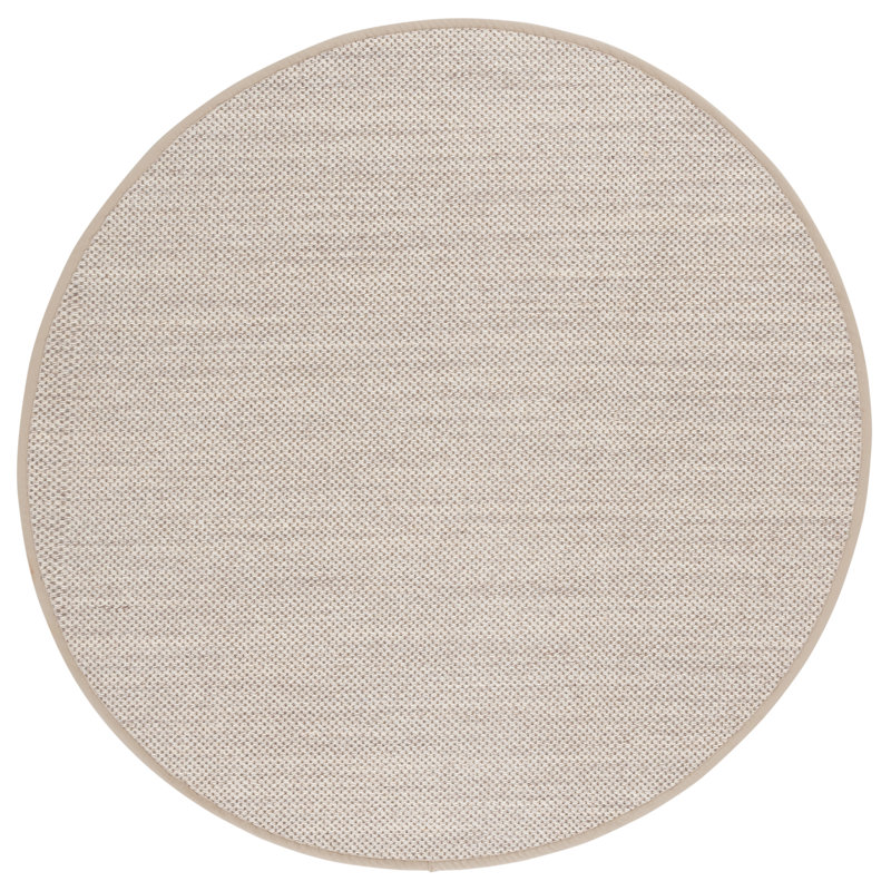 Natural Fiber 136 Area Rug In Marble / Beige, Rectangle 4' x 6'