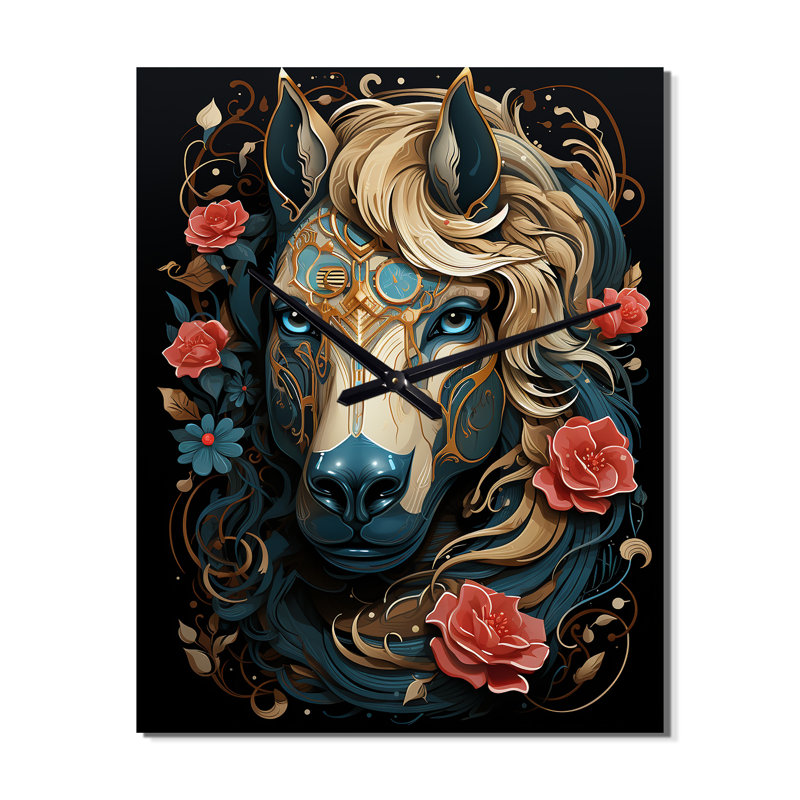 Linea - Horloge murale animaux, Grand