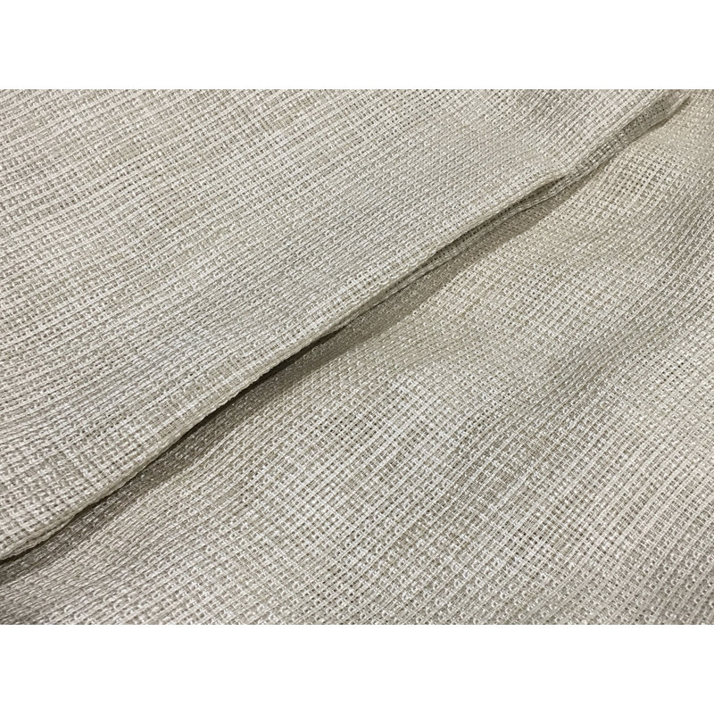 Hoyt Semi Sheer Curtain Pair, Taupe, 38" W x 96" L