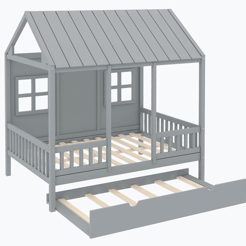 Solid Wood Daybed, Gray