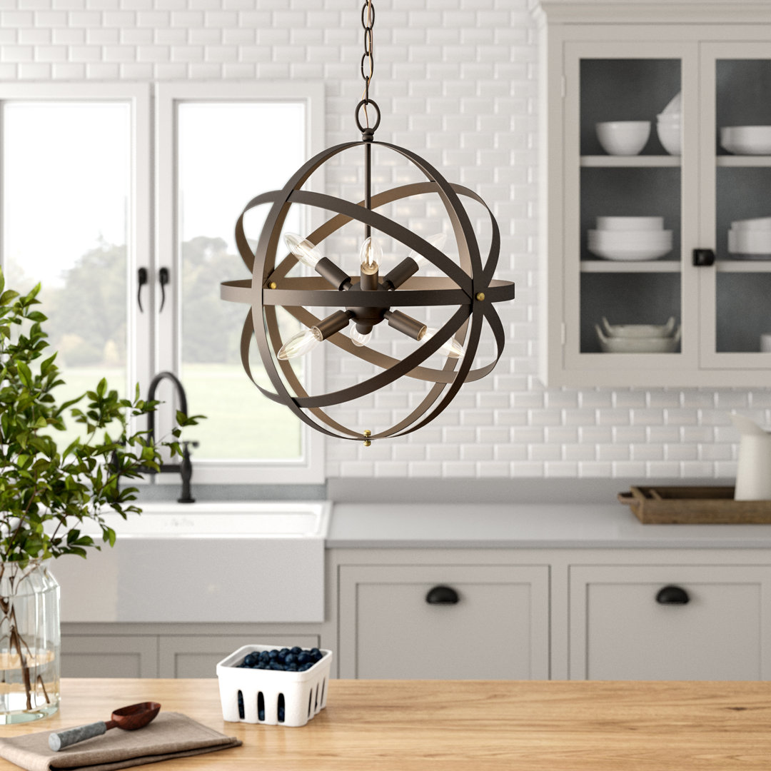 Hinckley 6 - Light Dimmable Globe Chandelier Trent Austin Design®