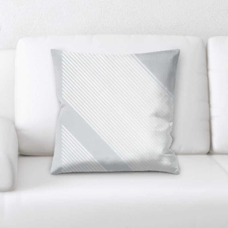 Wall Microsuede Reversible Throw Pillow