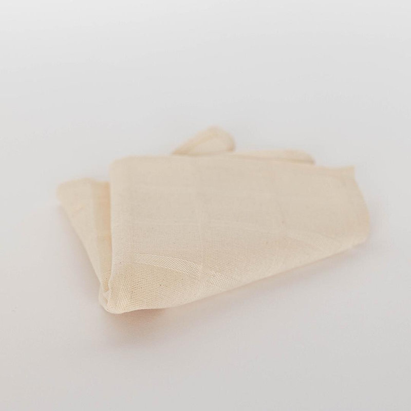 Checkered Pattern Napkin, Beige