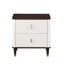 Stylish 2-Drawer Nightstand With USB Port, Combining Modern Functionality And Elegant Design For Any Bedroom.