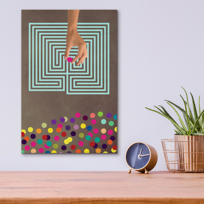 «Labyrinth» par Elo Marc, H 16 po x l 12 po x P 0,13 po