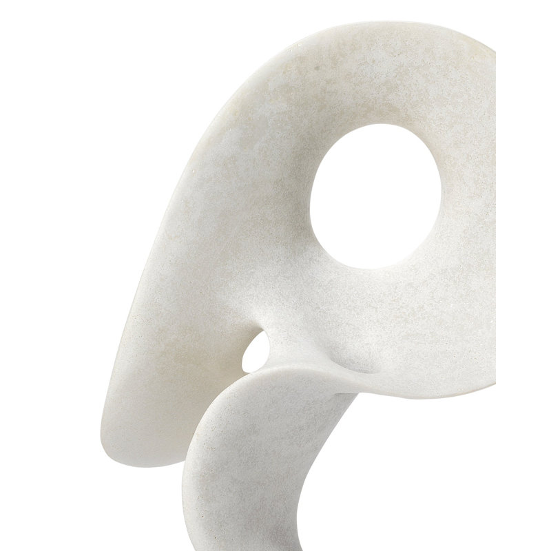 Obscure Object on Stand in Off White Resin