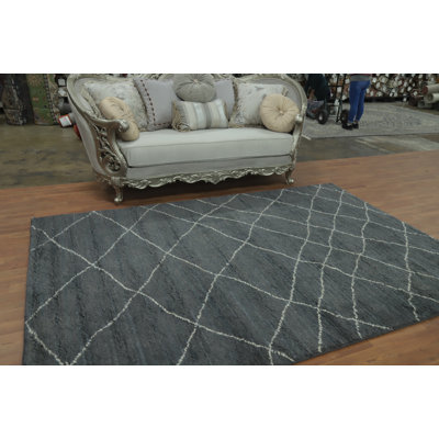 Tapis indien marocain Trellis 6 x 9
